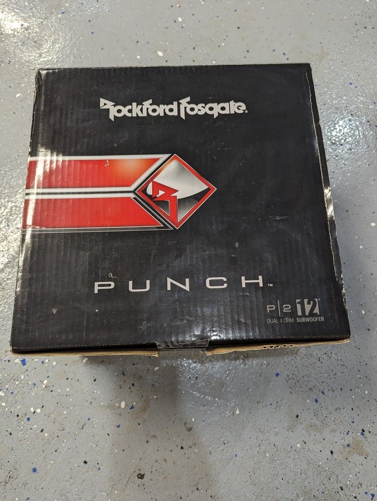 Rockford Fosgate Punch P2 12 inch subwoofer