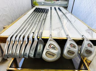 Complete Tour Edge Golf Club Set – 11 Clubs w/ Odyssey Putter – Ready to Play