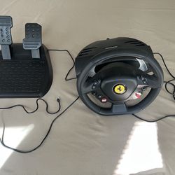Thrustmaster Steering Wheel Set For Sale HMU! 