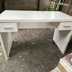 White Office Desk