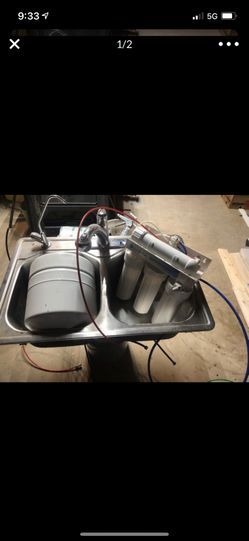 Stainless Steel Kitchen Sink with Water Filter