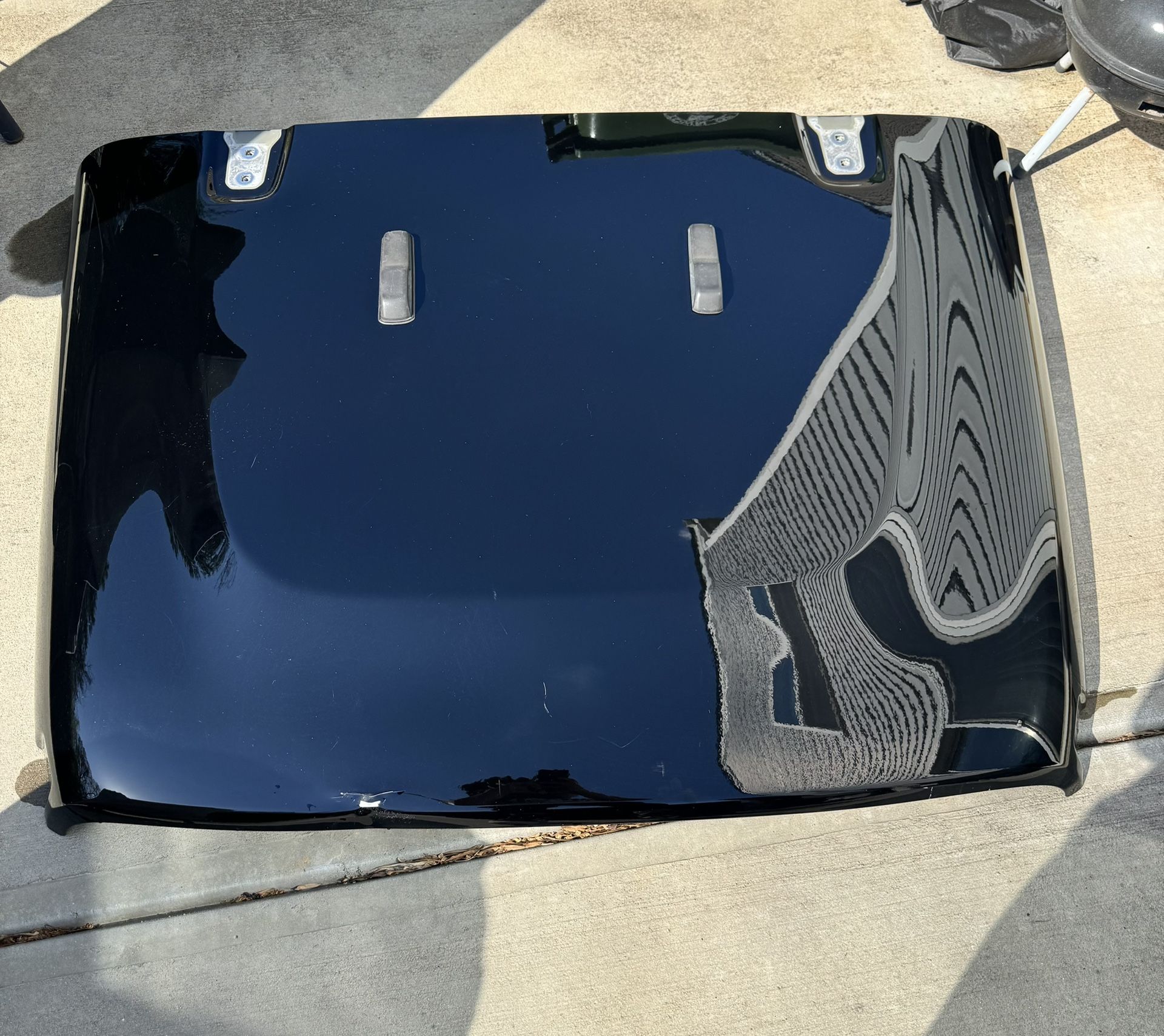 BLACK 2018-2024 JEEP WRANGLER JL HOOD OBO