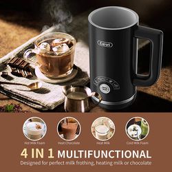 Electric Milk Frother Steamer 4 in 1 Multifunctional Hot Cold Milk