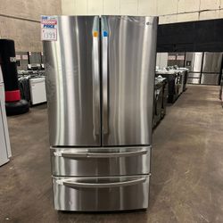 Scratch & Dent LG Refrigerator French Door. Delivery Available 