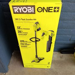 WEED EATER AND BLOWER RYOBI 18V