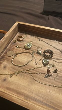 This is all 12 K and 14 K gold filled jewelry all wearable