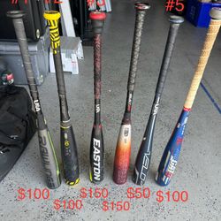 Used Baseball bats 