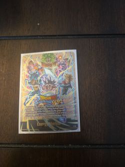 DragonBall Super Card game cards