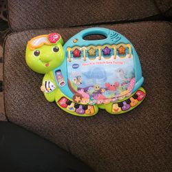 VTech Touch and Teach Sea Turtle Interactive Learning Book, Green