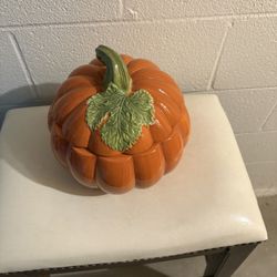2 Fall Scented Candles In Ceramic Pumpkins