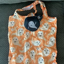 NWT Ghost Trick-Or-Treat (or shopping) Bag