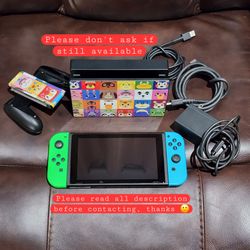 Nintendo Switch V1 System with Everything