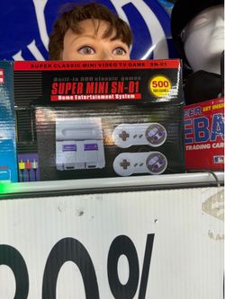 Super Mini SN-01 Classic TV Video Game Console (500 Built-In 8-Bit Games)