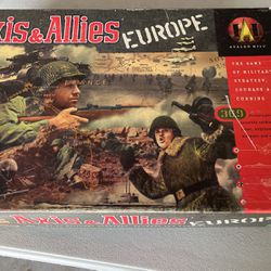 Axis And Allies Europe Board Game Very Good Condition
