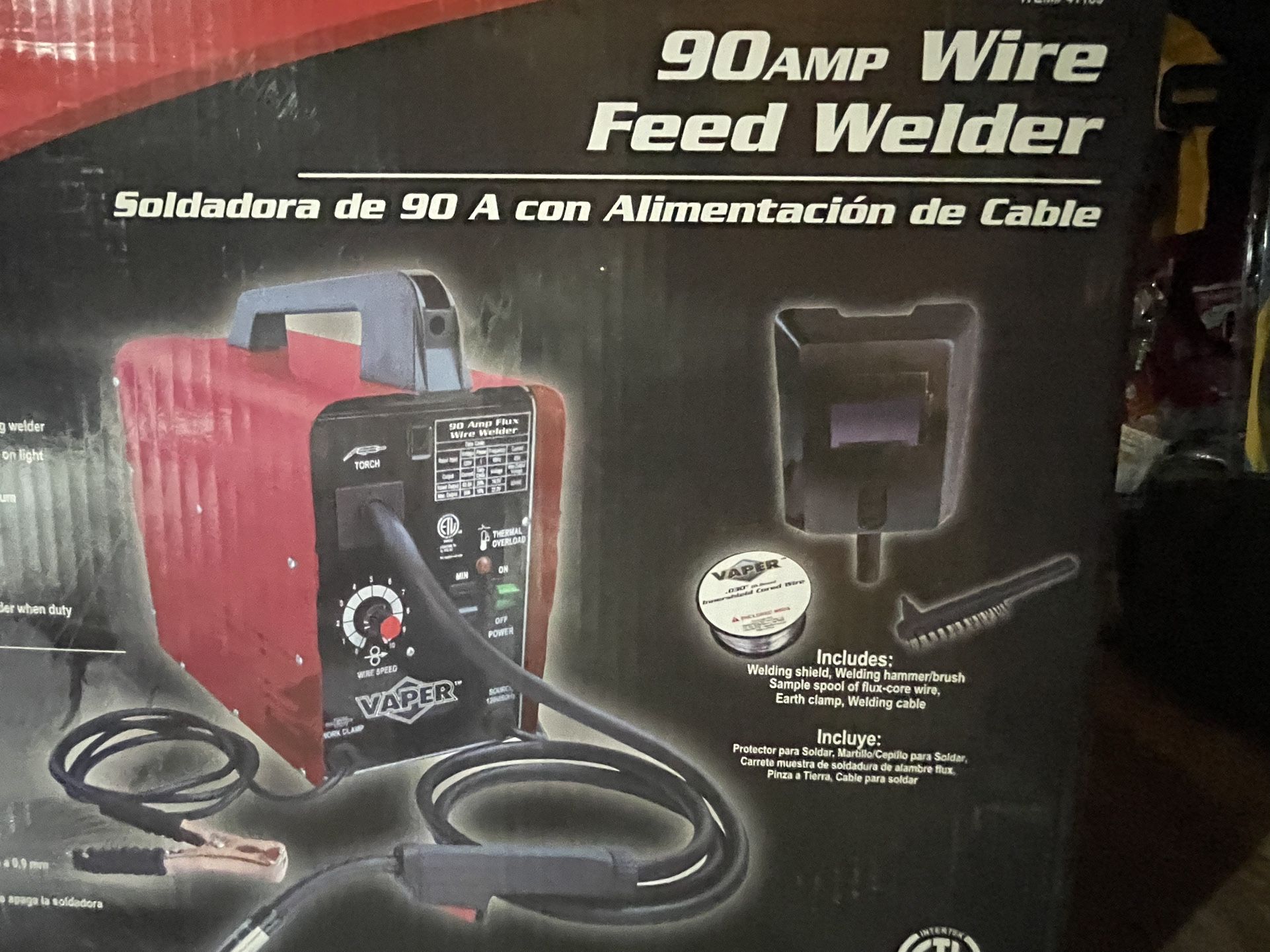 Vaper 90 Amp Wire Feed Welder