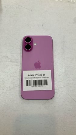 iPhone 16 128GB Pink Unlocked