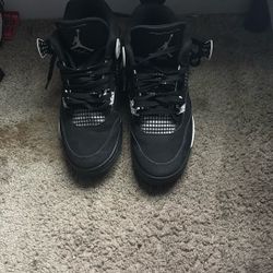 jordan 4s black and white 