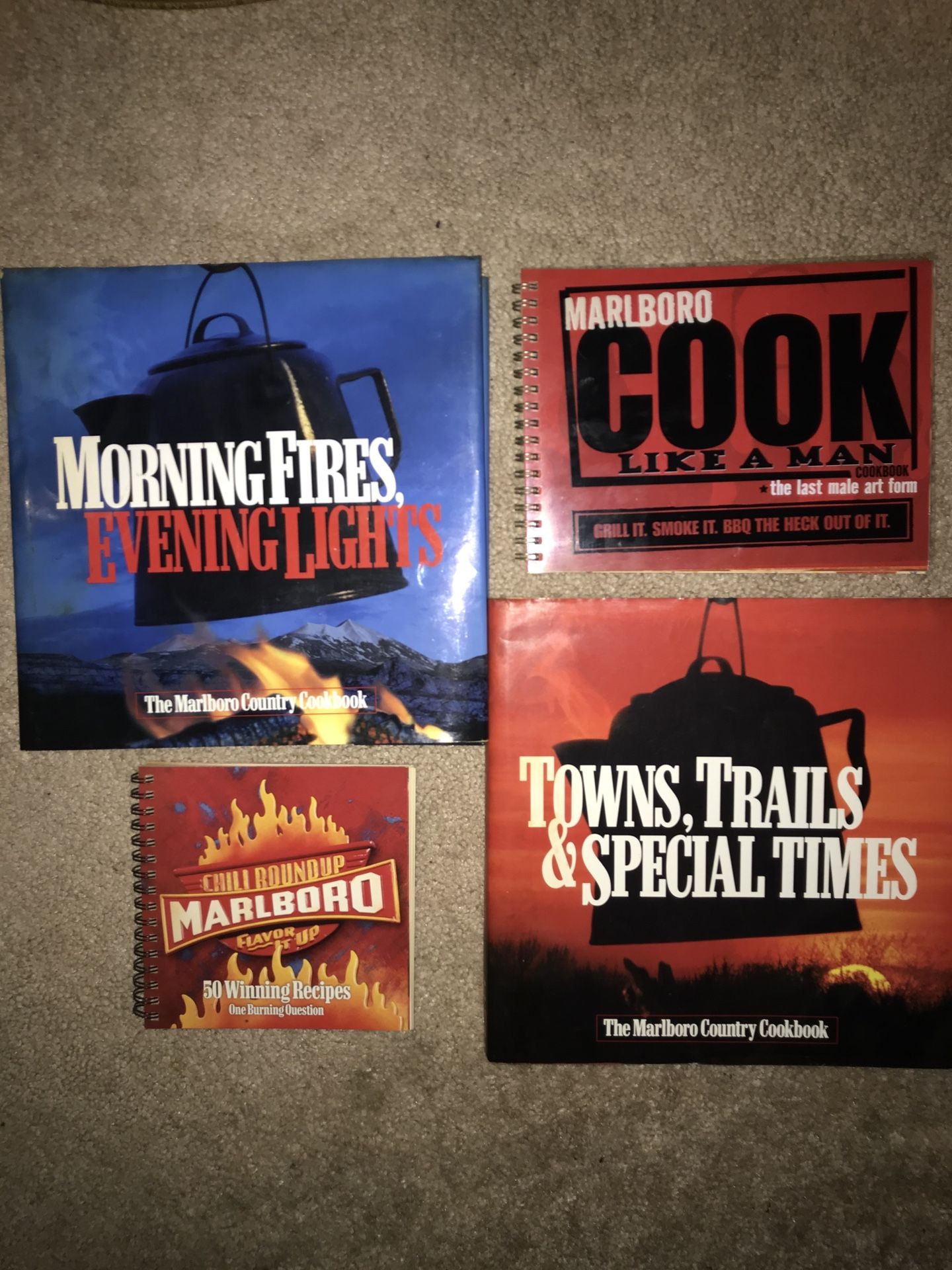 Rare Marlboro Cookbook Set Collection