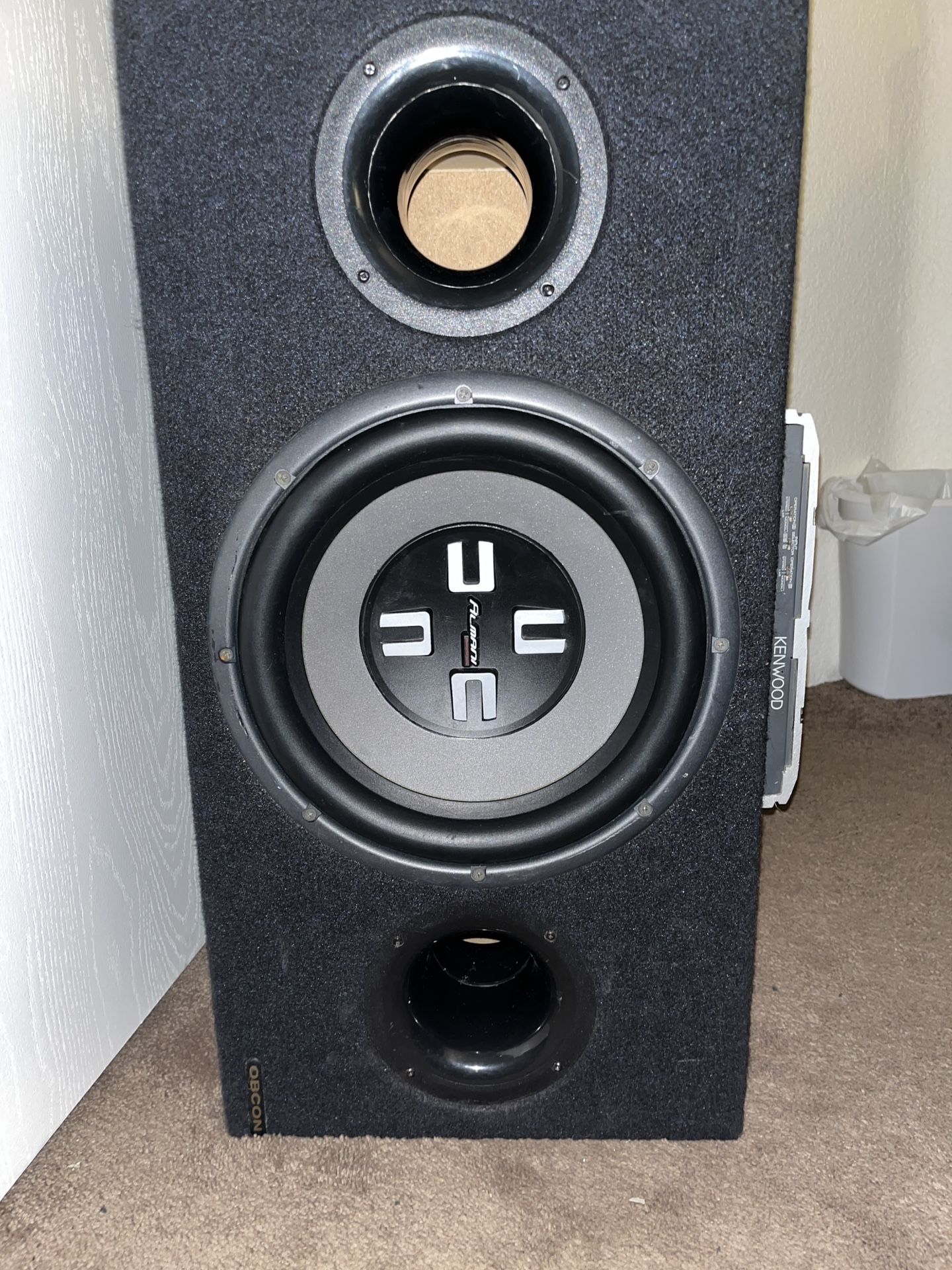 Obcon Custom Ported Speaker Box With Almani Competition Subwoofer