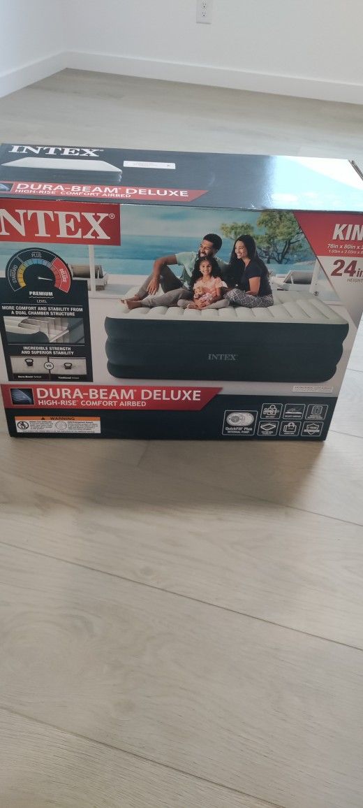 Intex King Size Air Mattress -New