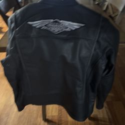 Leather Harley Davidson Jacket