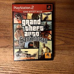 PS2 Grand Theft Auto San Andreas