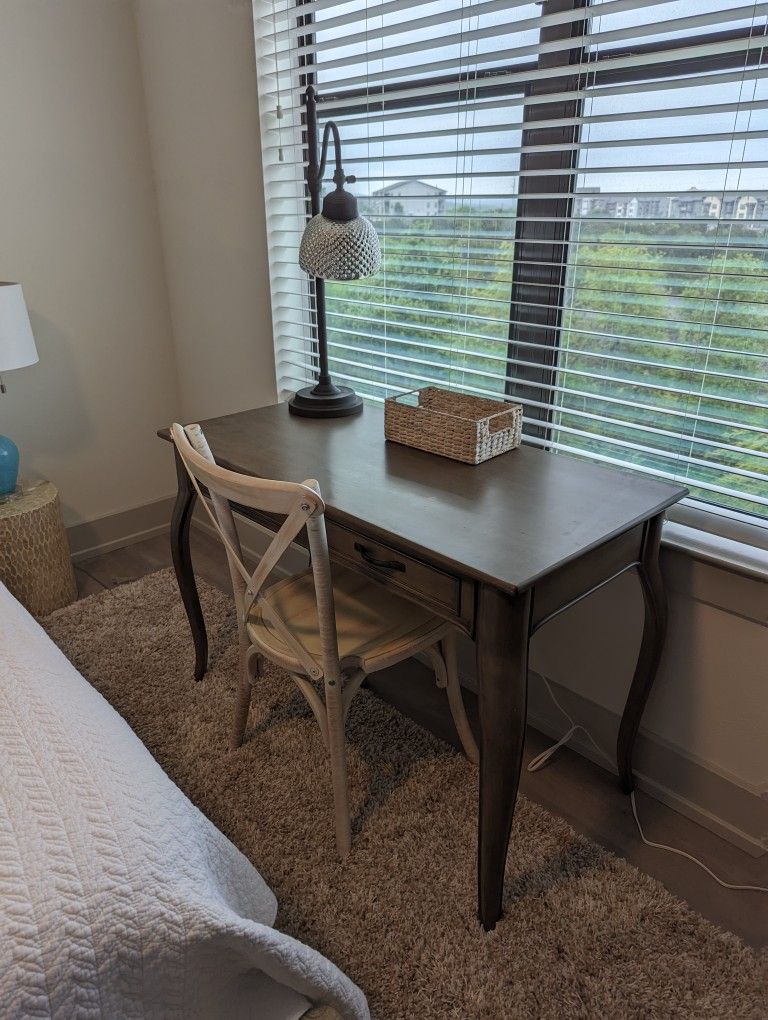 Beautiful Wood Desk and Chair