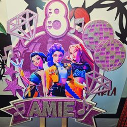 KPOP Demon Hunters Cake Topper 