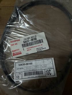 Toyota Genuine 53(contact info removed)0 Hood Lock Cable Assembly