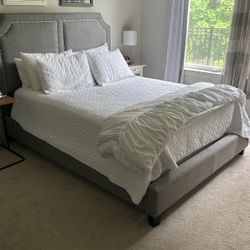 Queen Bed frame And Headboard