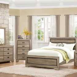 4-PCS Queen Size Bedroom Set In Offer 🔥🔥🔥