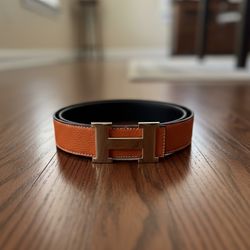 Orange Hermes belt