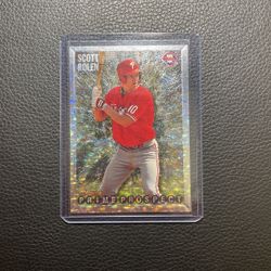 1995 Scott Rolen Bowman “Silver Foil” Rookie Card - Newest Member of H.O.F. (23’)