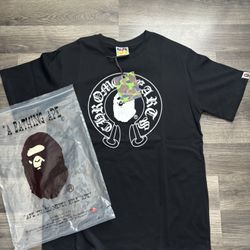 Bape tee/ Chrome