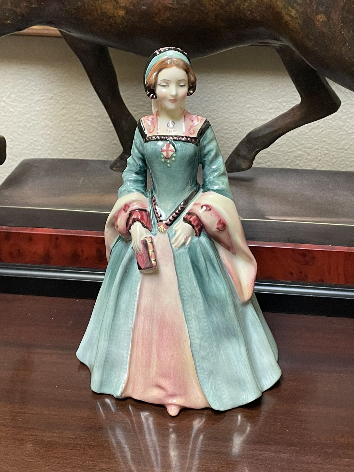 Rare Royal Doulton  Figurine “JANICE “Woman 1st Ed. HN 2022 VTG  Bone China 7”T 