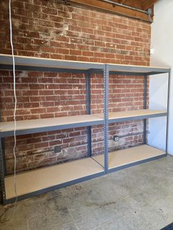 Shelving Racks 5x2 Storage Shelves Similar To Uline And Grainger Delivery Available