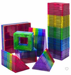 Magnetic Tiles Building Blocks – Over 300 Pieces – Great Condition