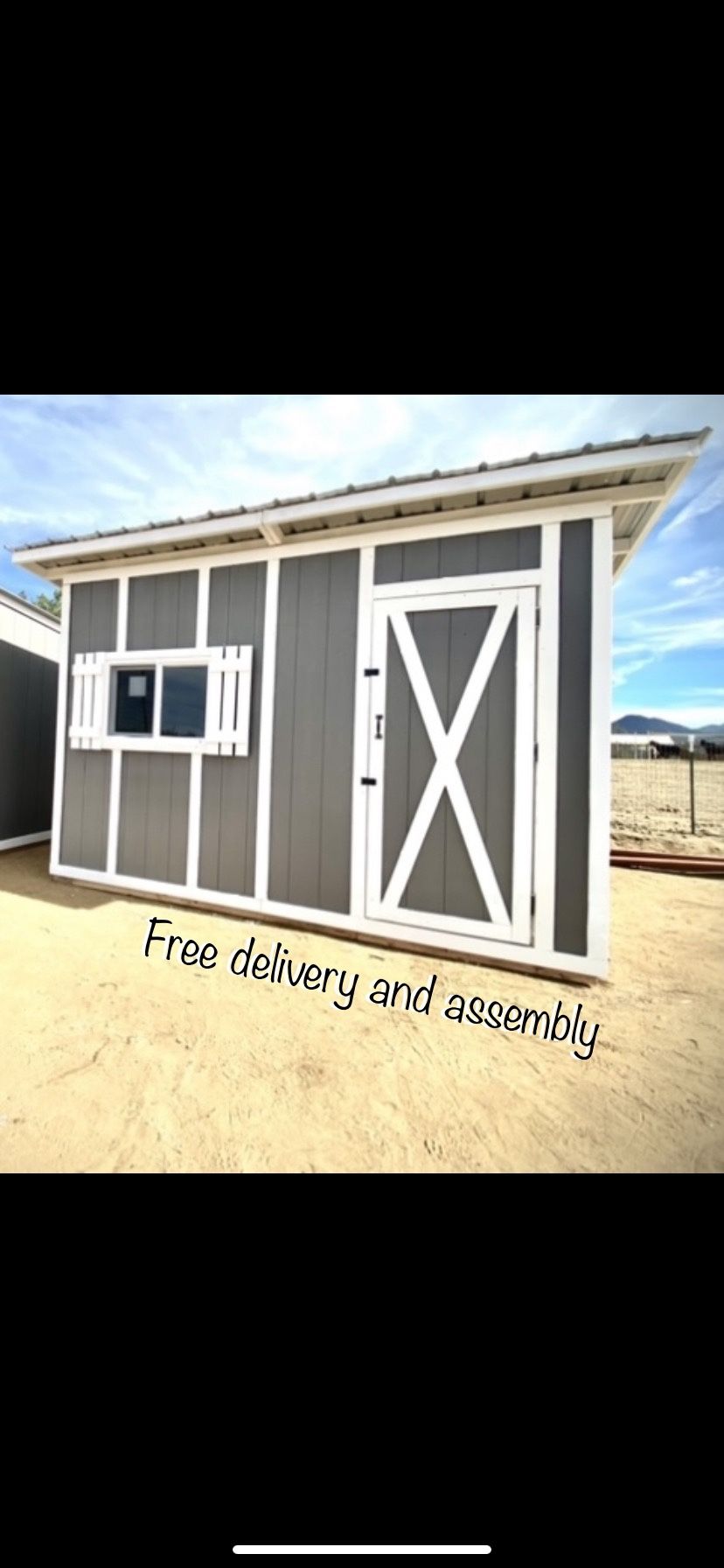 Sheds For Sale, Strong, Watertight Guaranteed, Many Shed Sizes Available! Finished On Your Property In 1 Hour! $2400