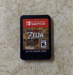 Zelda Breath Of The Wild game For Nintendo Switch