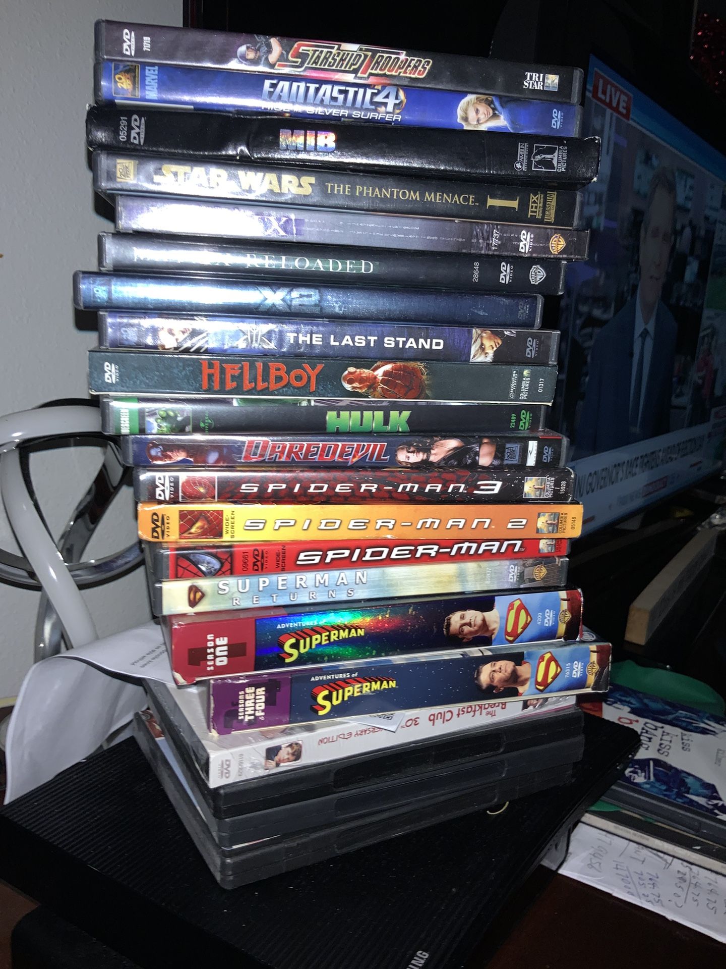 Superhero DVDS