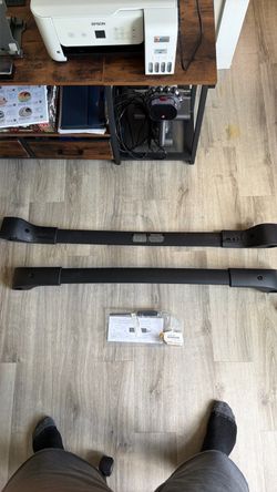 Subaru Crosstrek Black Roof Rack Cross Bars Set of 2