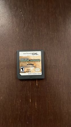 Nintendo DS. Call of duty. Modern Warfare