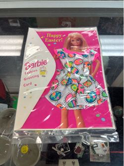Vintage Barbie card