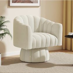 Mid Century 360 Degree Swivel Cuddle Barrel Accent Sofa Chairs