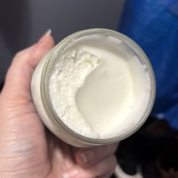 Handcrafted Organic Whipped Body Butter In 8 oz  Glass Jars