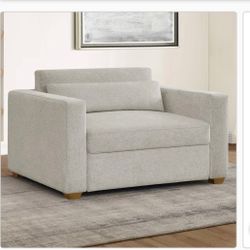 Thomasville Dillard Fabric Twin Size Convertible Sleeper Chair 