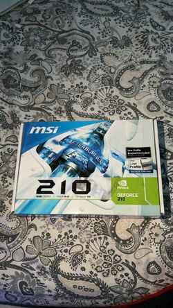 MSI NVIDIA GeForce 210 1GB DDR3 GPU