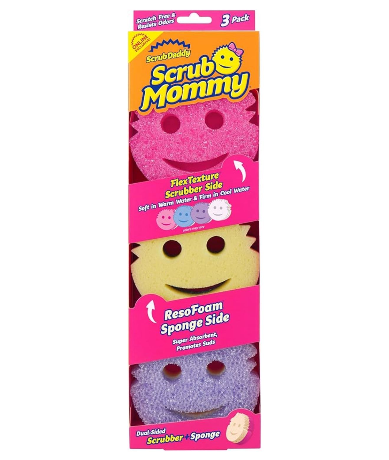 π«§Scrub Mommyπ«§ 3 Pack Color Sponges