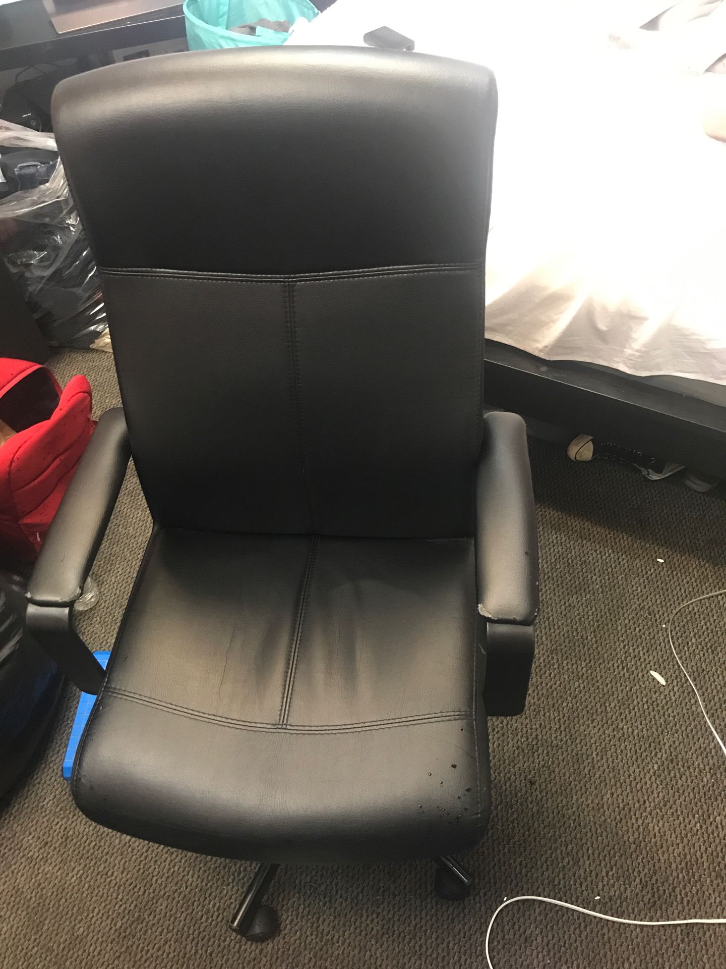 Black office or gamer chair