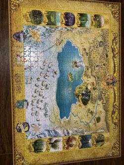 Harry Potter wizard world glued puzzle portrait